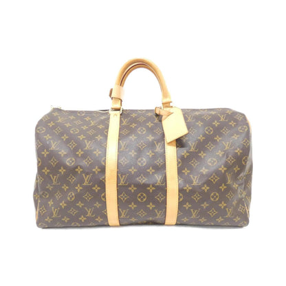 Louis Vuitton Keepall 50, Brown, Canvas, travel