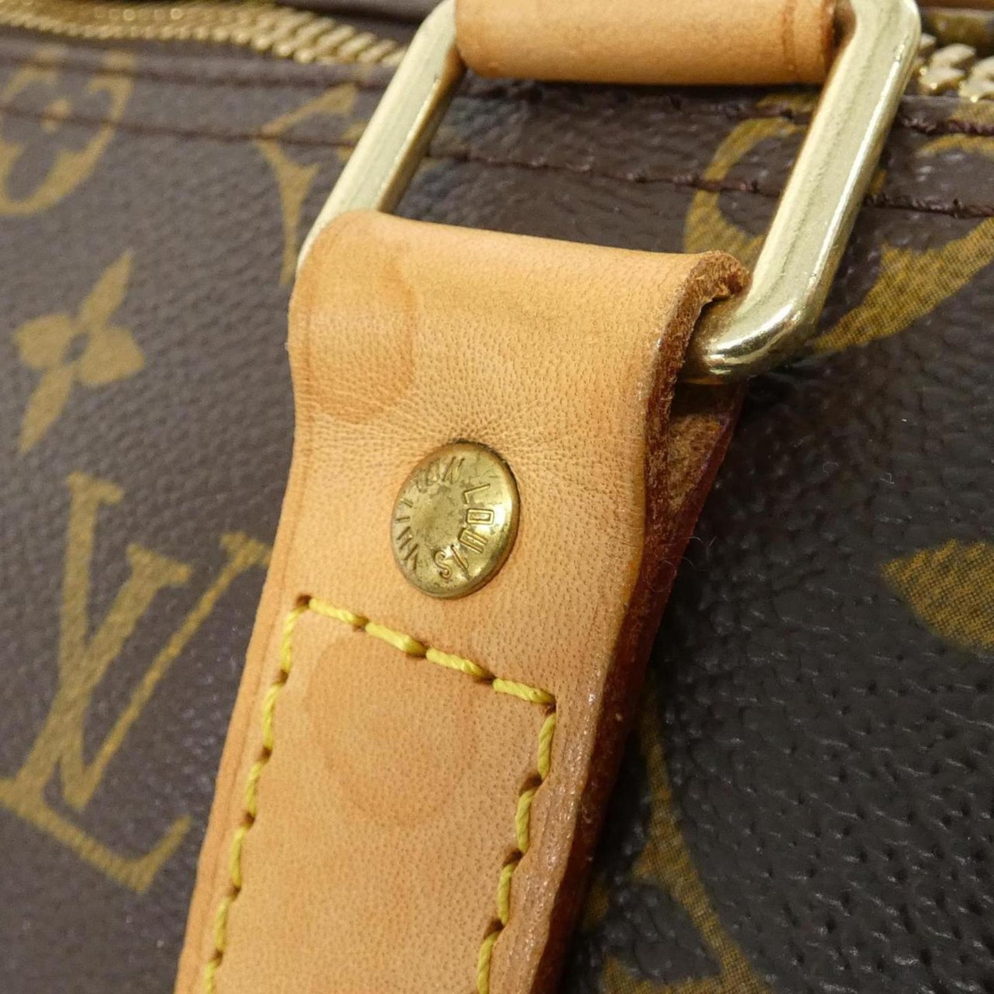 Louis Vuitton Keepall 50, Brown, Canvas, travel