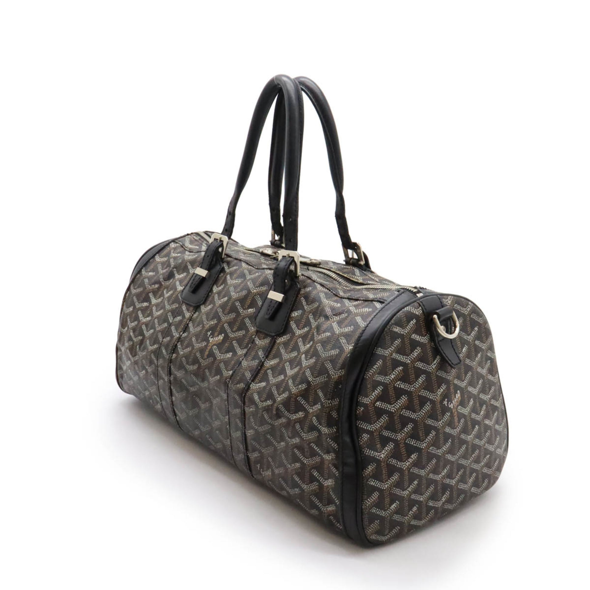 Goyard Croisière, Brown, Canvas, travel