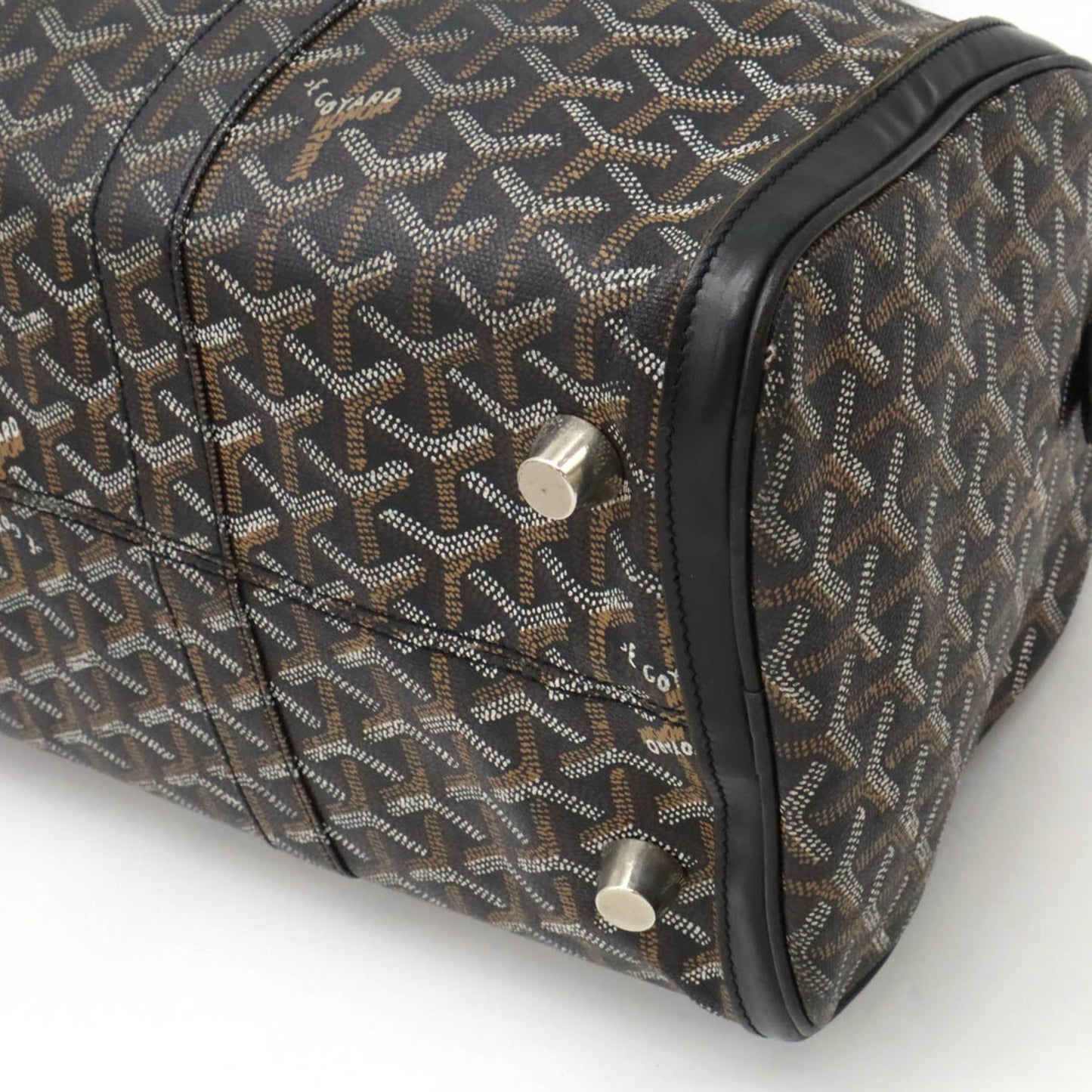 Goyard Croisière, Brown, Canvas, travel