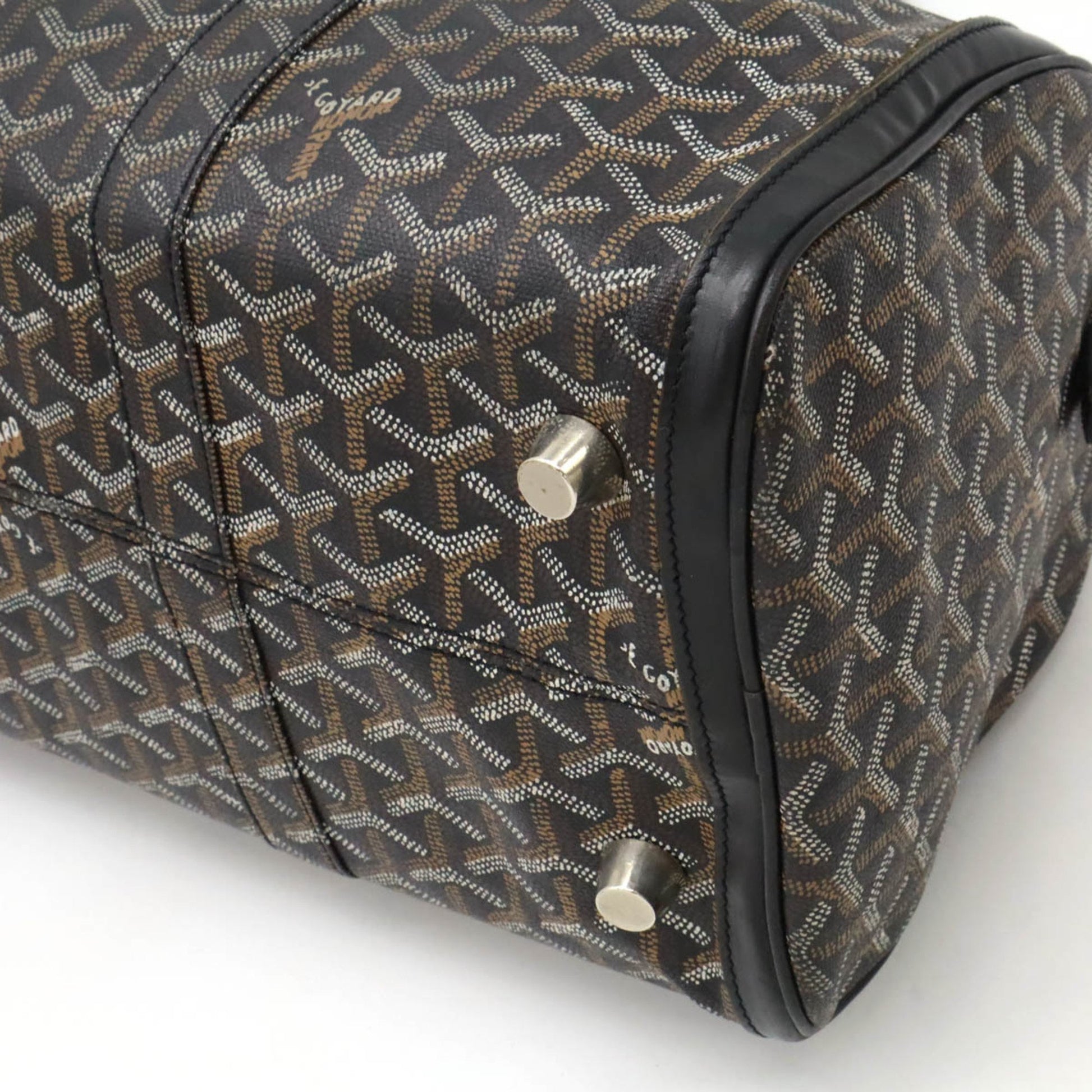 Goyard Croisière, Brown, Canvas, travel