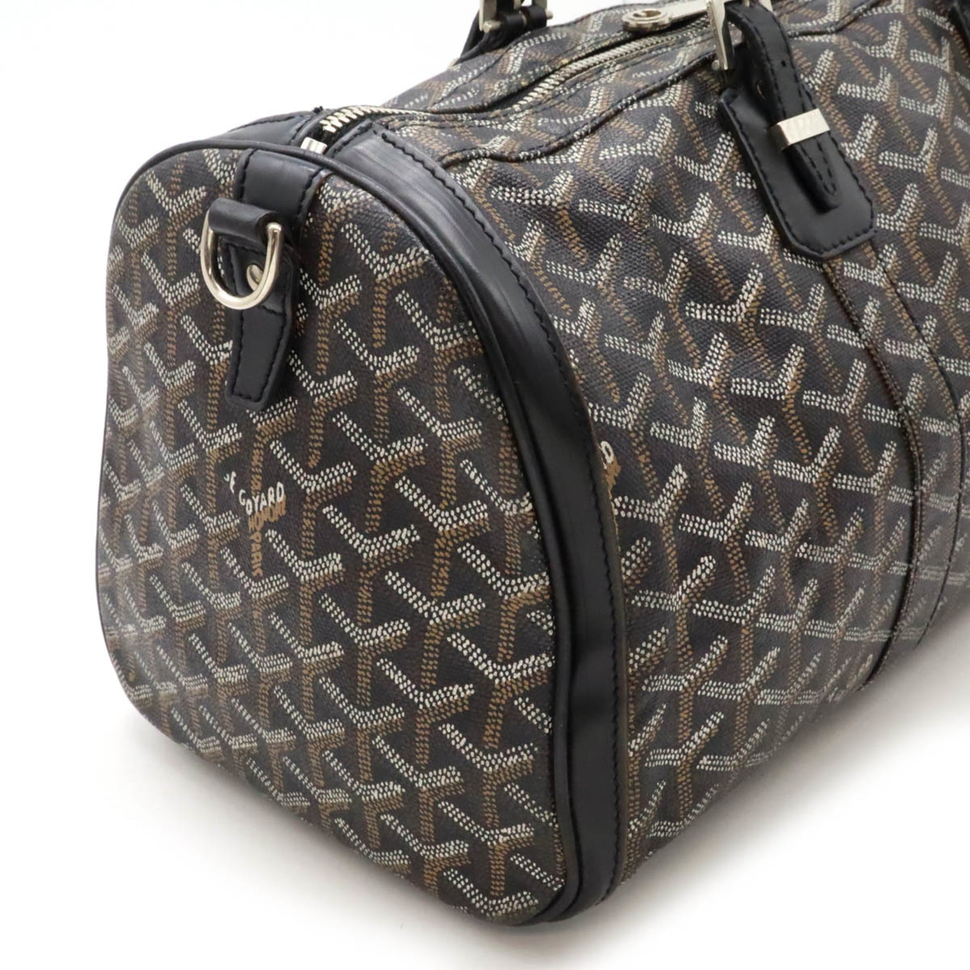 Goyard Croisière, Brown, Canvas, travel