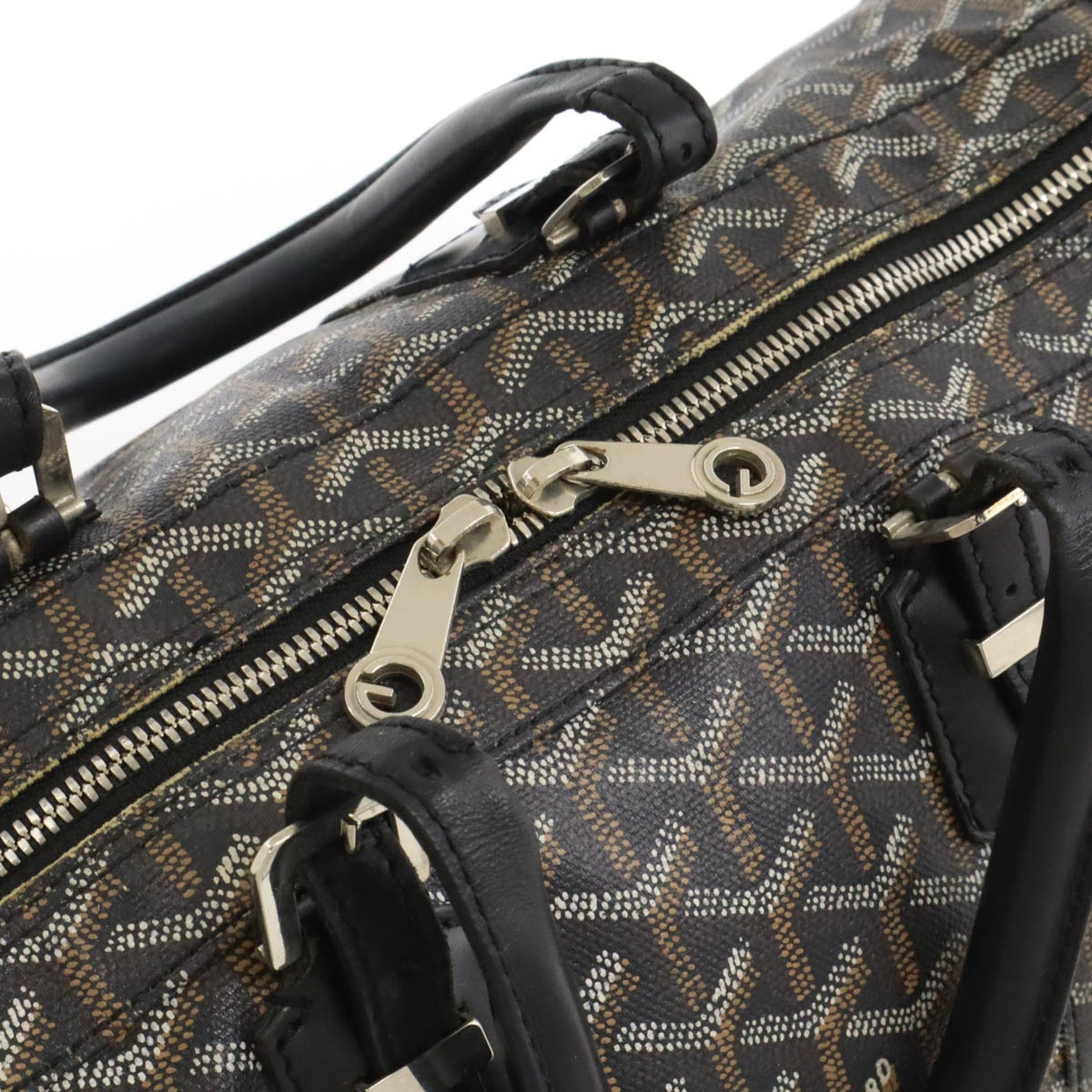 Goyard Croisière, Brown, Canvas, travel
