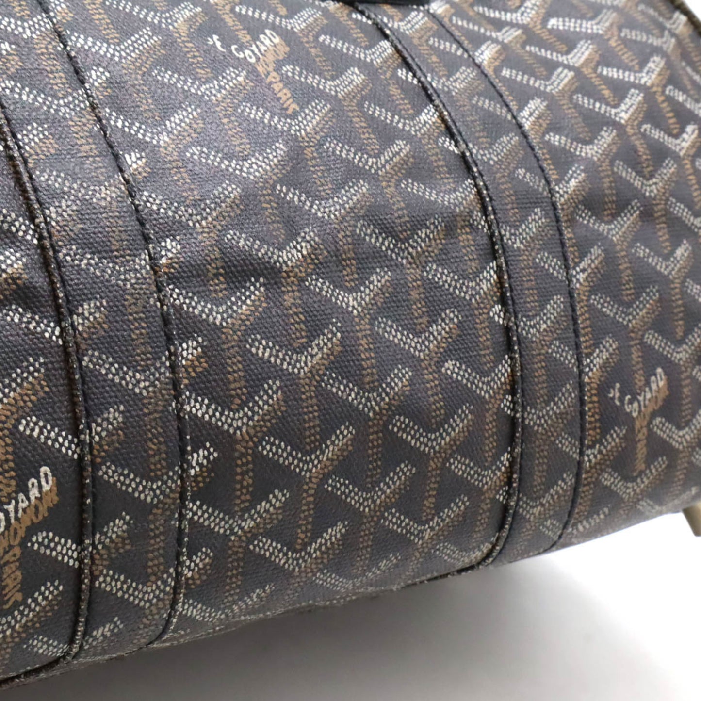 Goyard Croisière, Brown, Canvas, travel