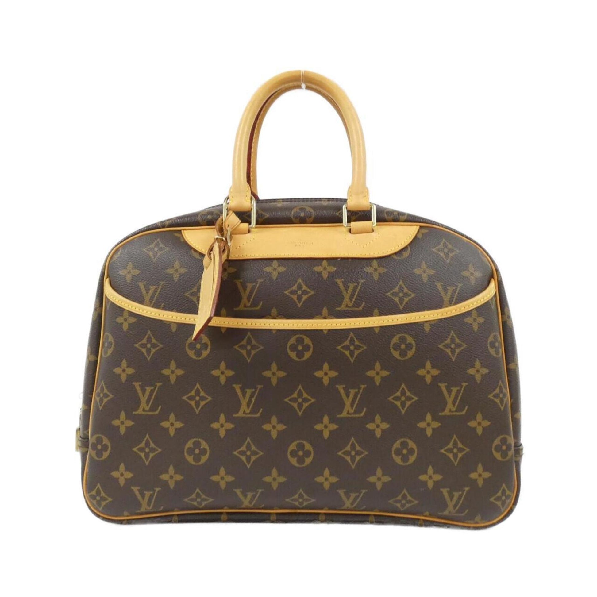 Louis Vuitton Deauville, Brown, Canvas, handbag