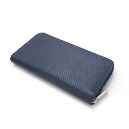 Louis Vuitton Zippy wallet, Navy, Leather, wallet