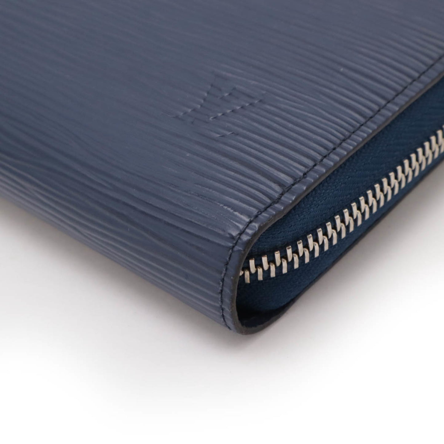 Louis Vuitton Zippy wallet, Navy, Leather, wallet
