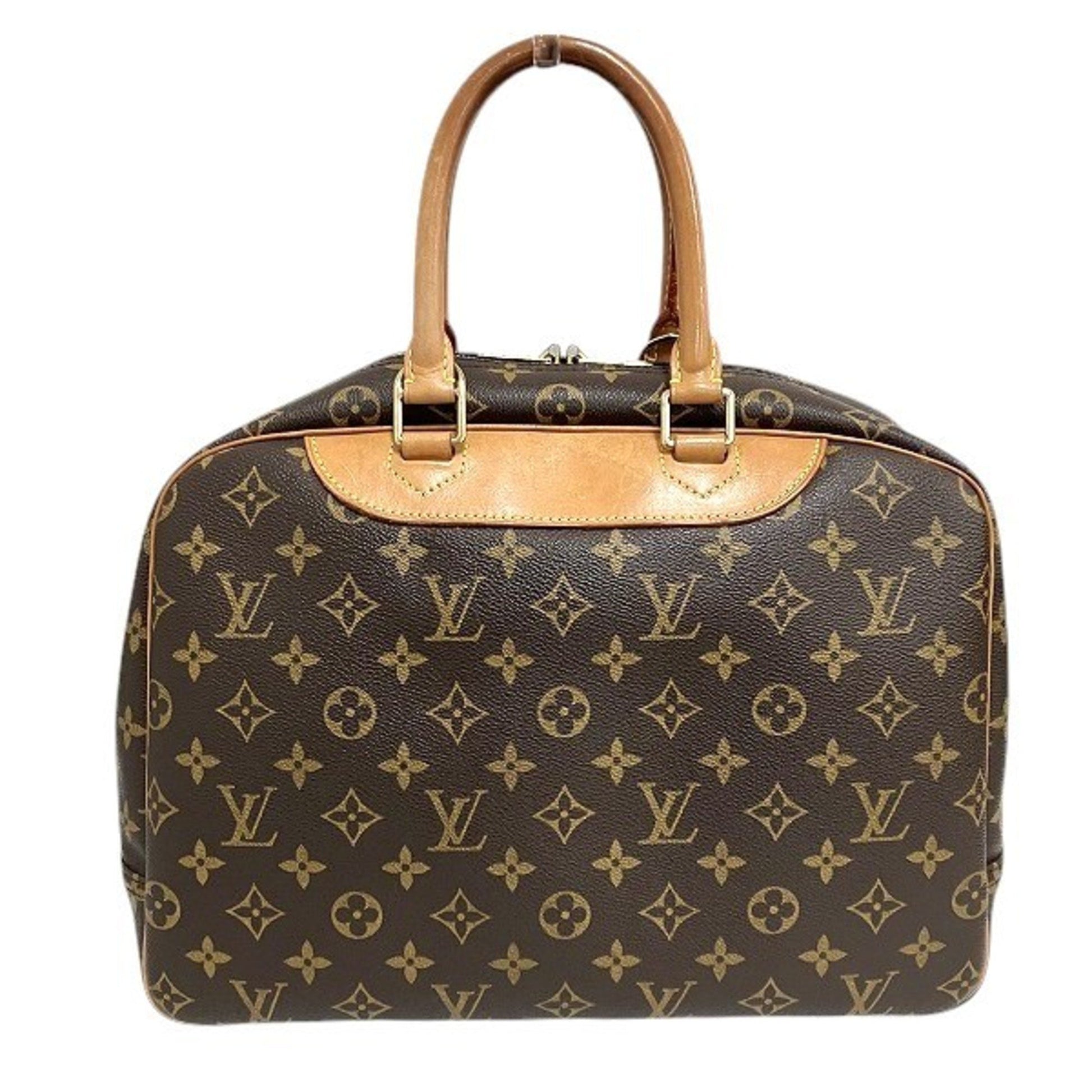 Louis Vuitton Deauville, Brown, Canvas, tote