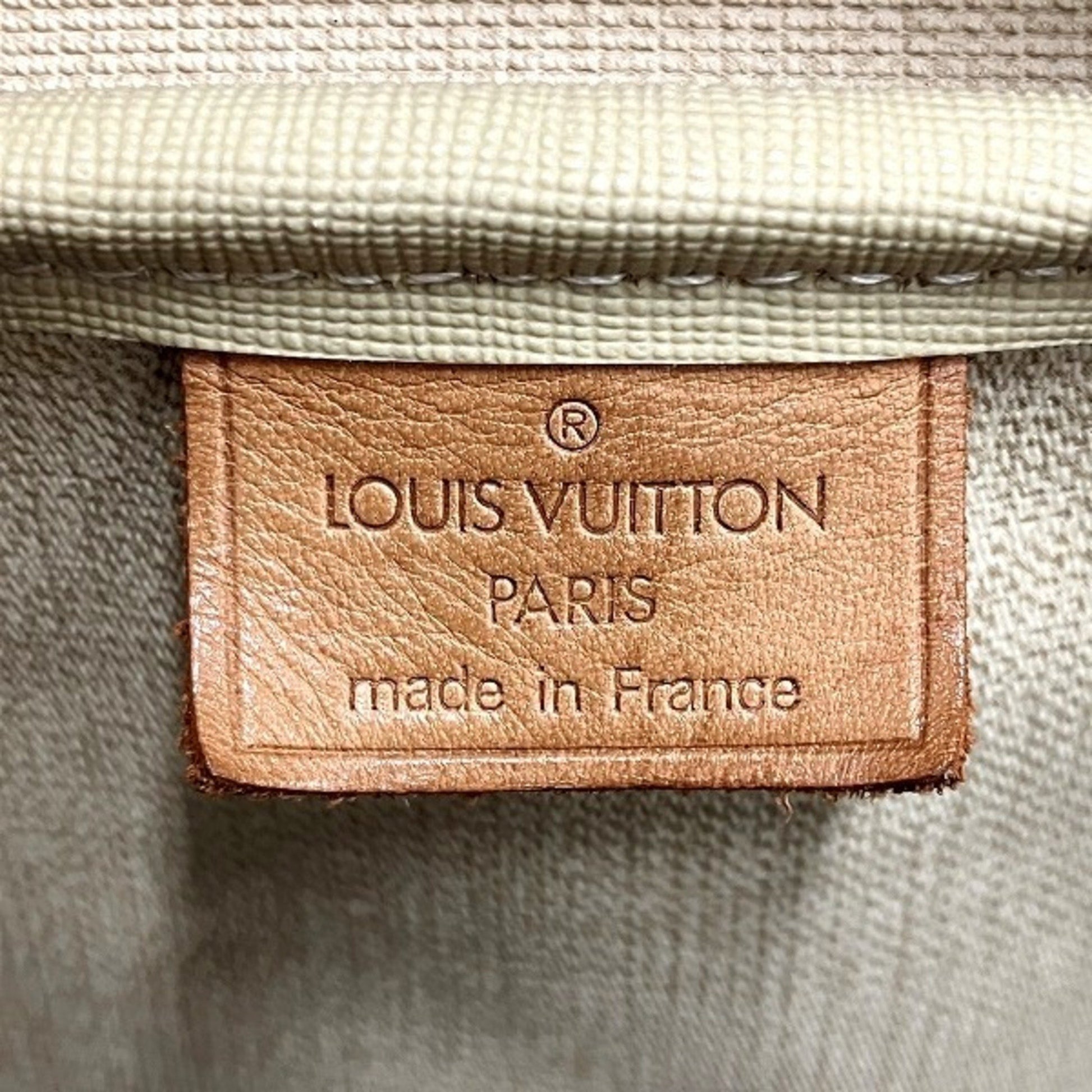 Louis Vuitton Deauville, Brown, Canvas, tote