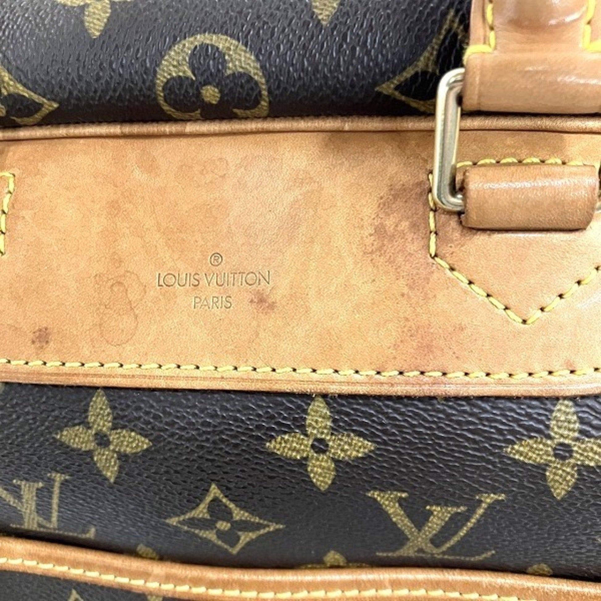 Louis Vuitton Deauville, Brown, Canvas, tote