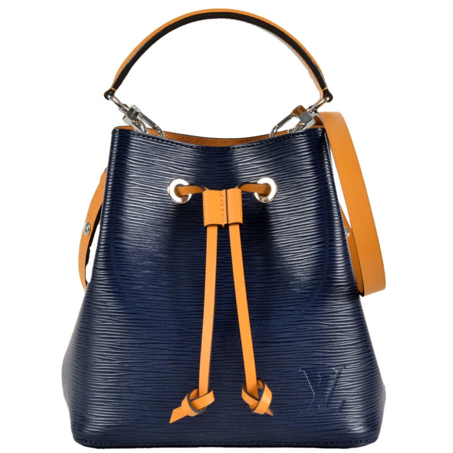 Louis Vuitton Néonoé Bb, Navy, Leather, handbag