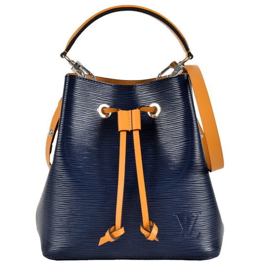 Louis Vuitton Néonoé Bb, Navy, Leather, handbag