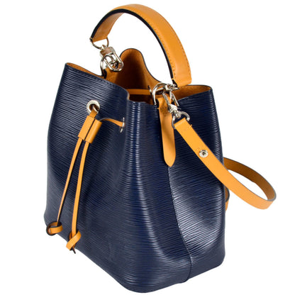 Louis Vuitton Néonoé Bb, Navy, Leather, handbag
