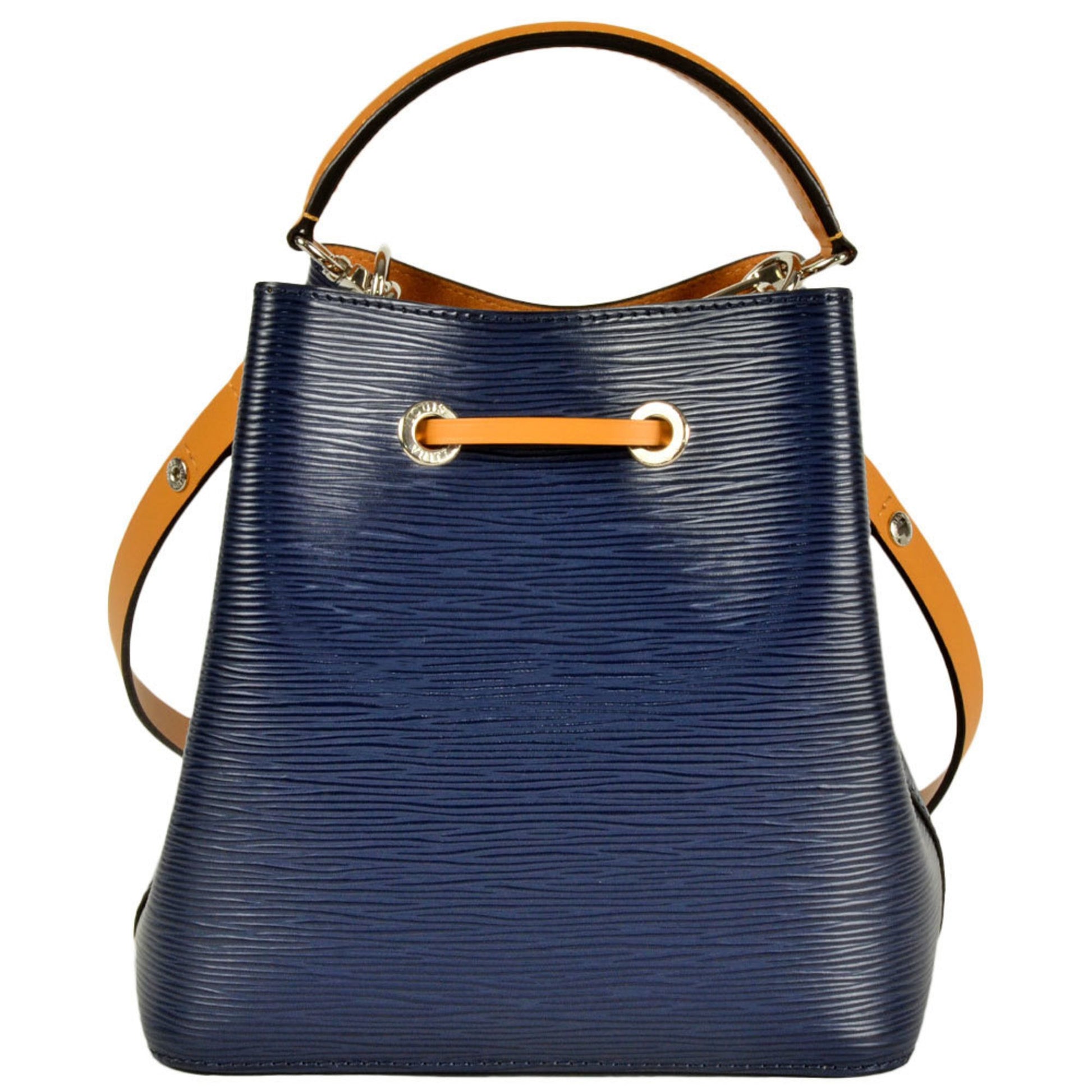 Louis Vuitton Néonoé Bb, Navy, Leather, handbag