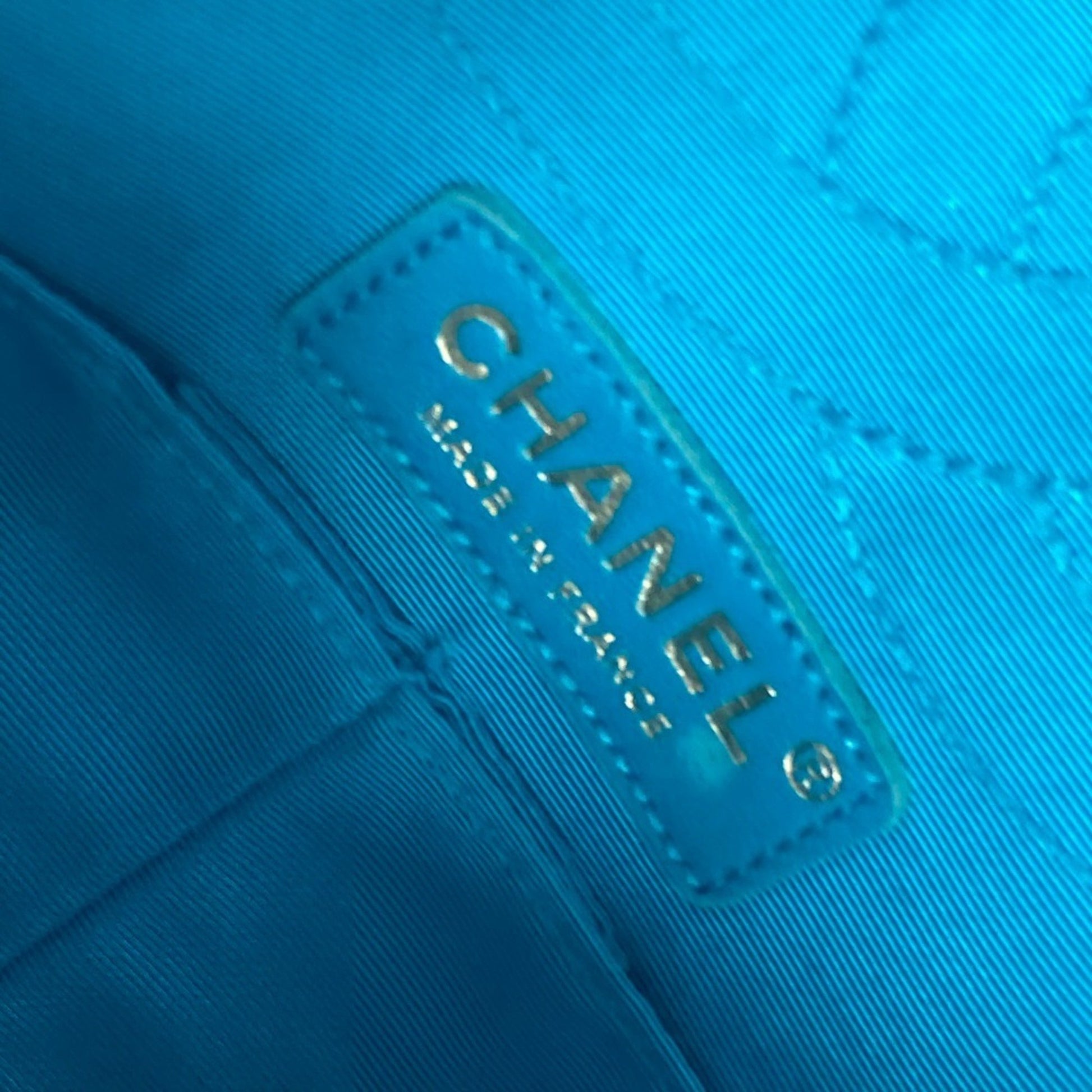 "Chanel 2,55", Blue, Synthetic, shoulder