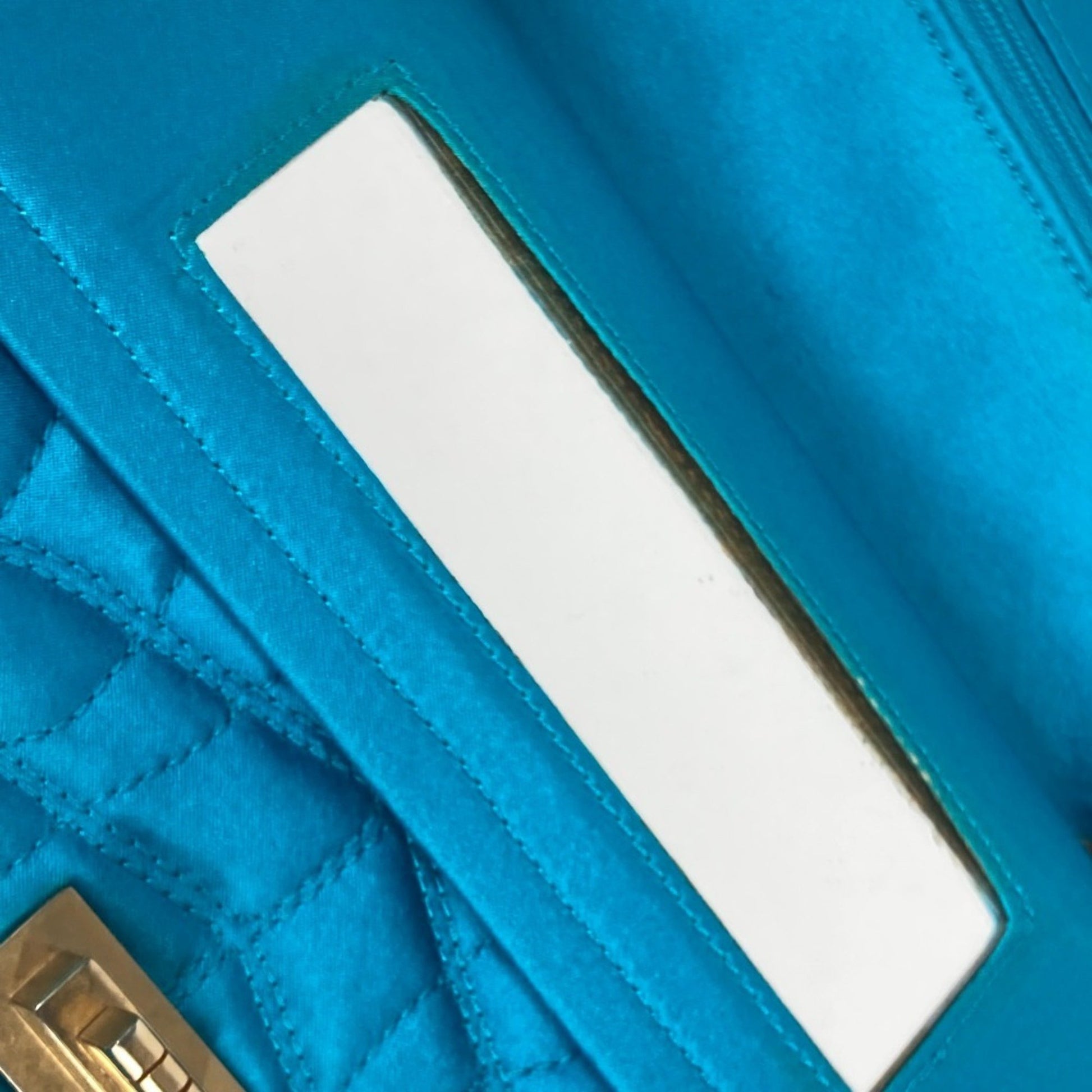 "Chanel 2,55", Blue, Synthetic, shoulder