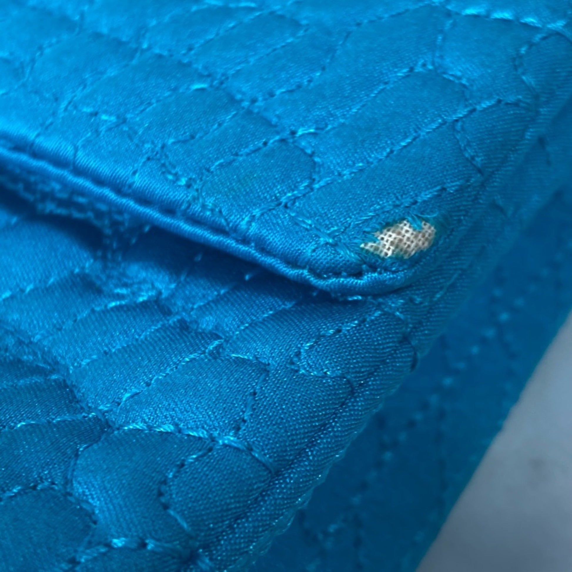 "Chanel 2,55", Blue, Synthetic, shoulder