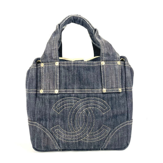 Chanel Petite Shopping Tote, Blue, Denim - Jeans, handbag