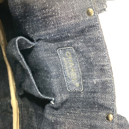 Chanel Petite Shopping Tote, Blue, Denim - Jeans, handbag