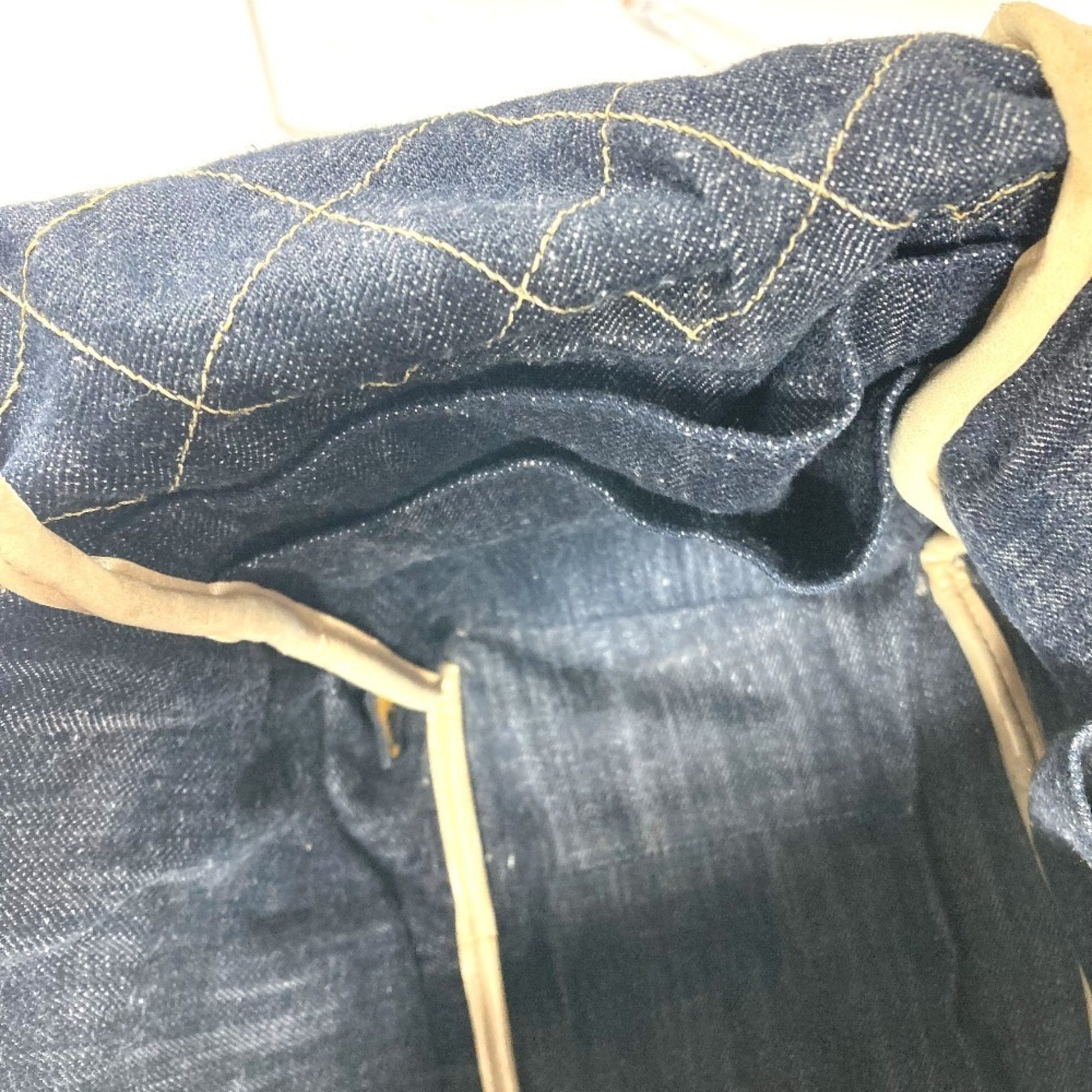 Chanel Petite Shopping Tote, Blue, Denim - Jeans, handbag
