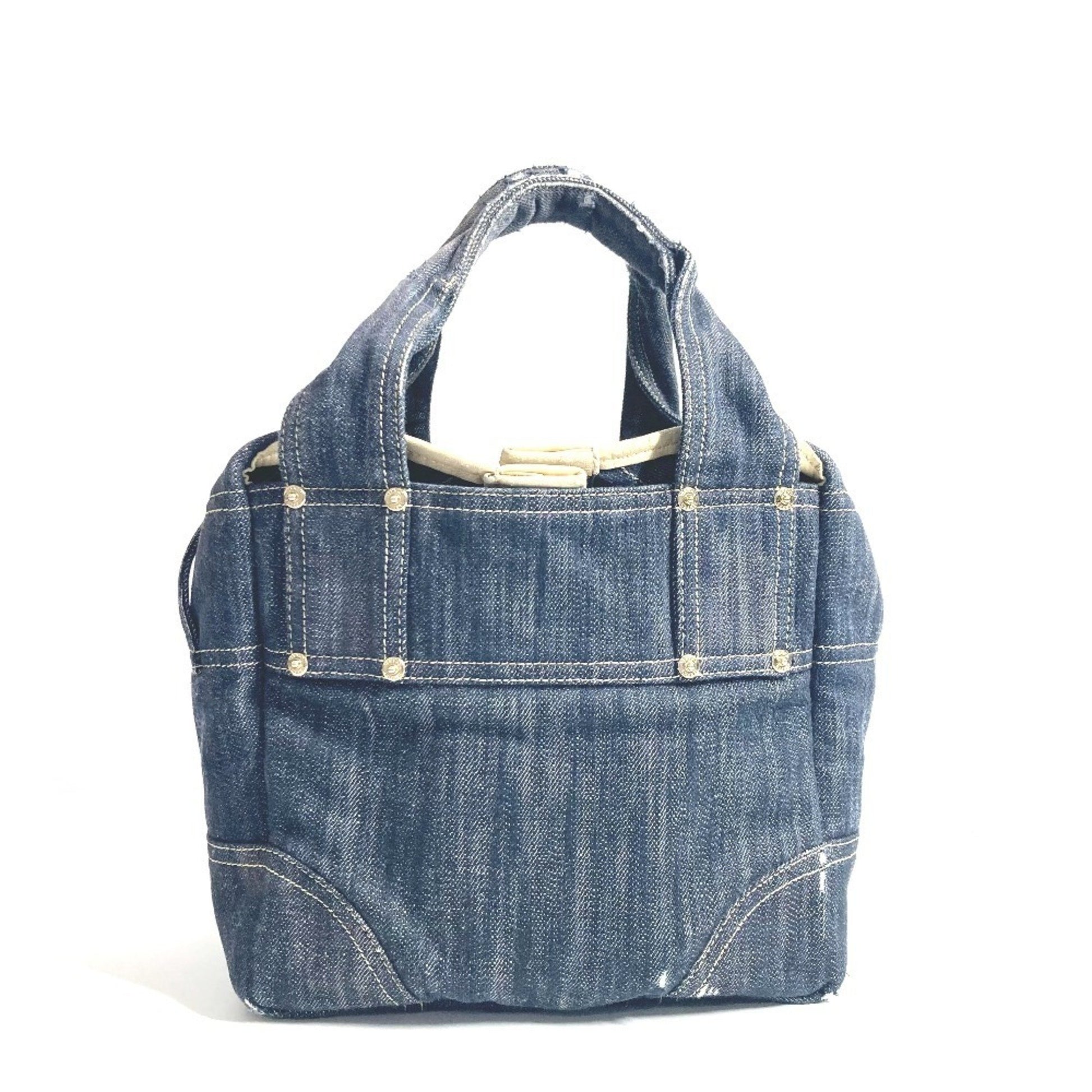 Chanel Petite Shopping Tote, Blue, Denim - Jeans, handbag