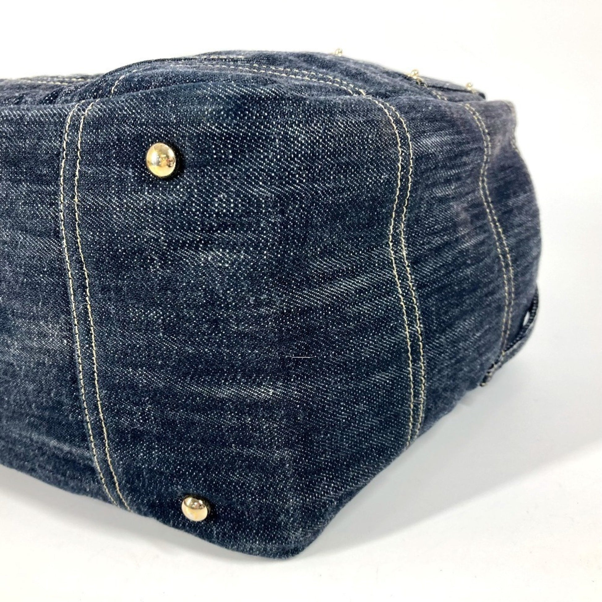 Chanel Petite Shopping Tote, Blue, Denim - Jeans, handbag