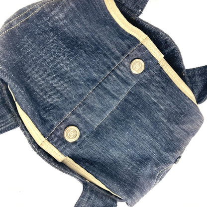 Chanel Petite Shopping Tote, Blue, Denim - Jeans, handbag