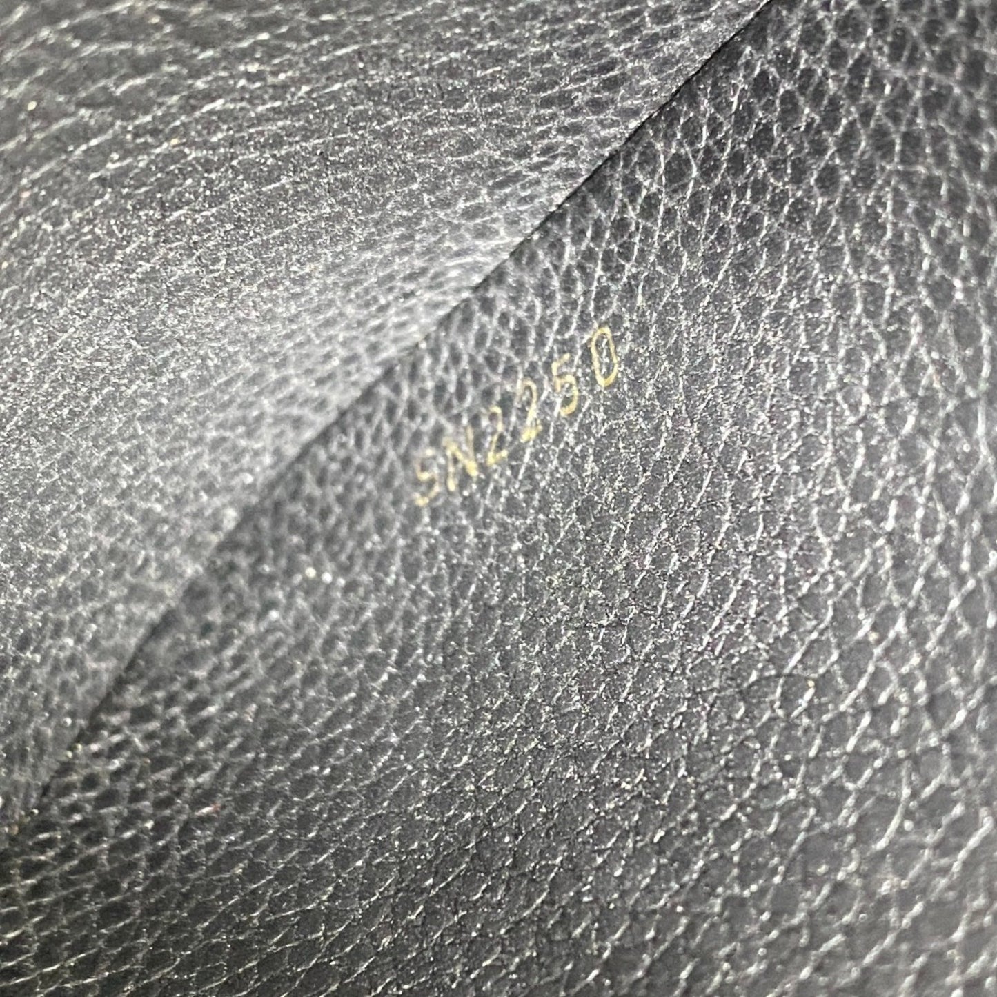 Louis Vuitton Trio, Black, Leather, clutch