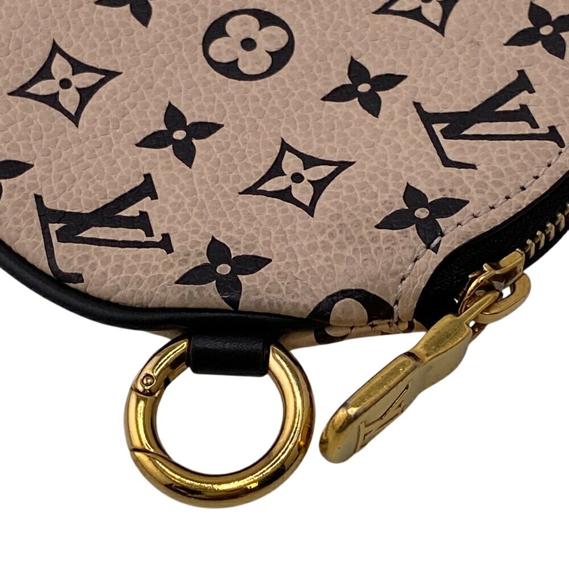 Louis Vuitton Trio, Black, Leather, clutch