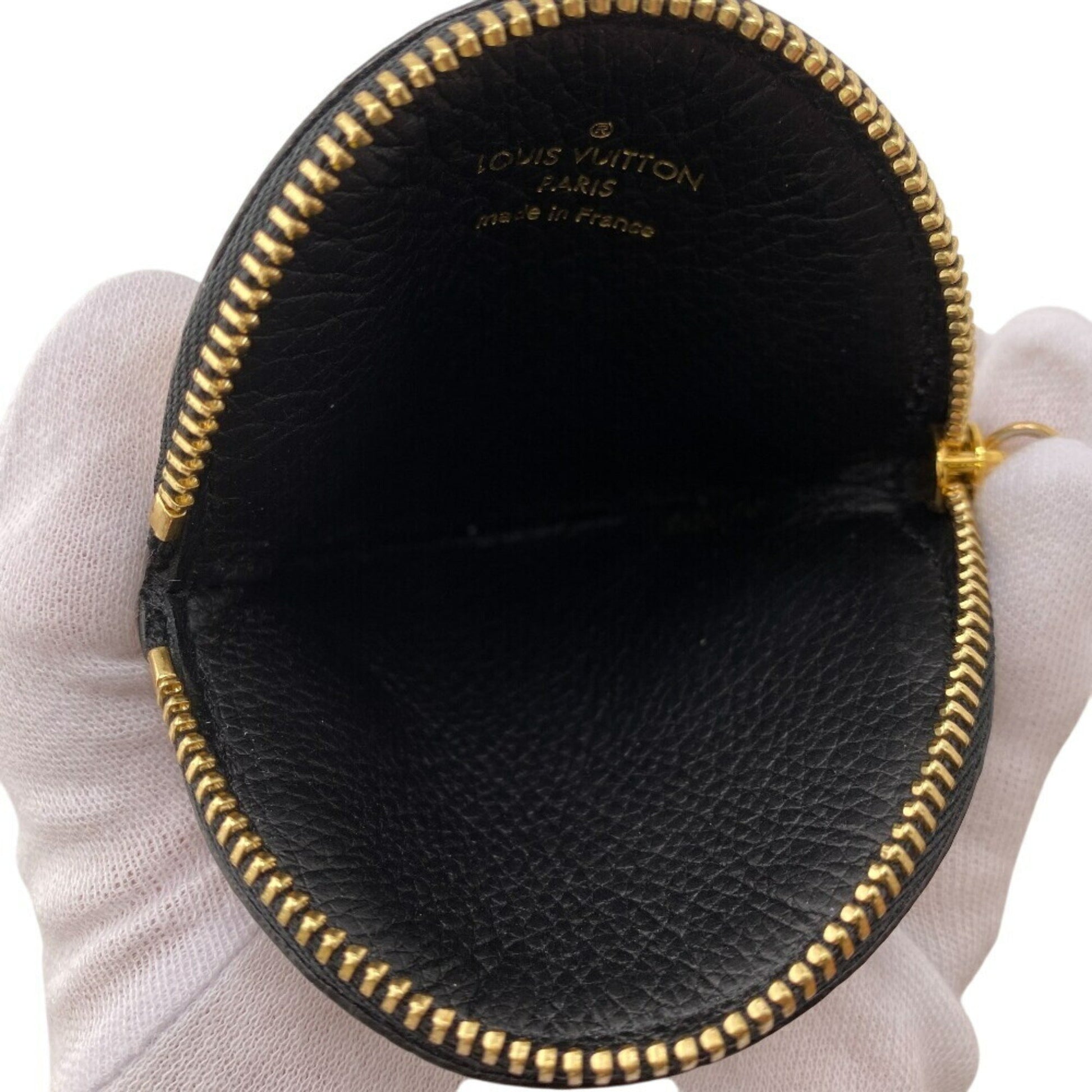 Louis Vuitton Trio, Black, Leather, clutch