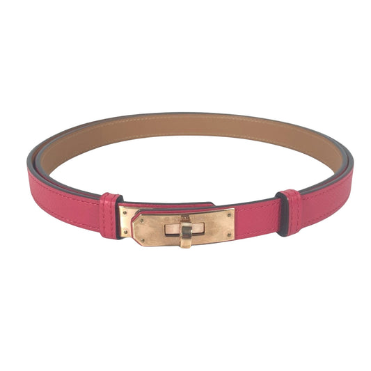 Hermès Kelly, Pink, Leather, belt