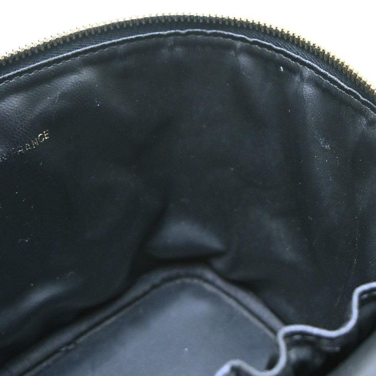 Chanel Vintage Timeless Cosmetic Case Caviar, Black, Leather, Handbag