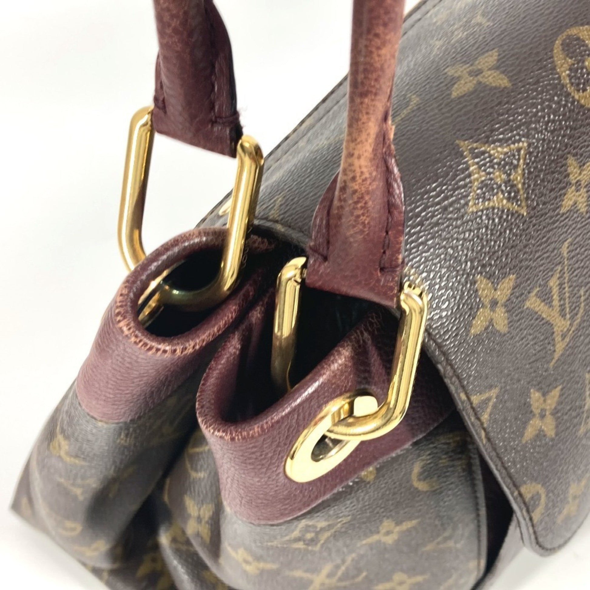 Louis Vuitton Olympe, Brown, Canvas, shoulder