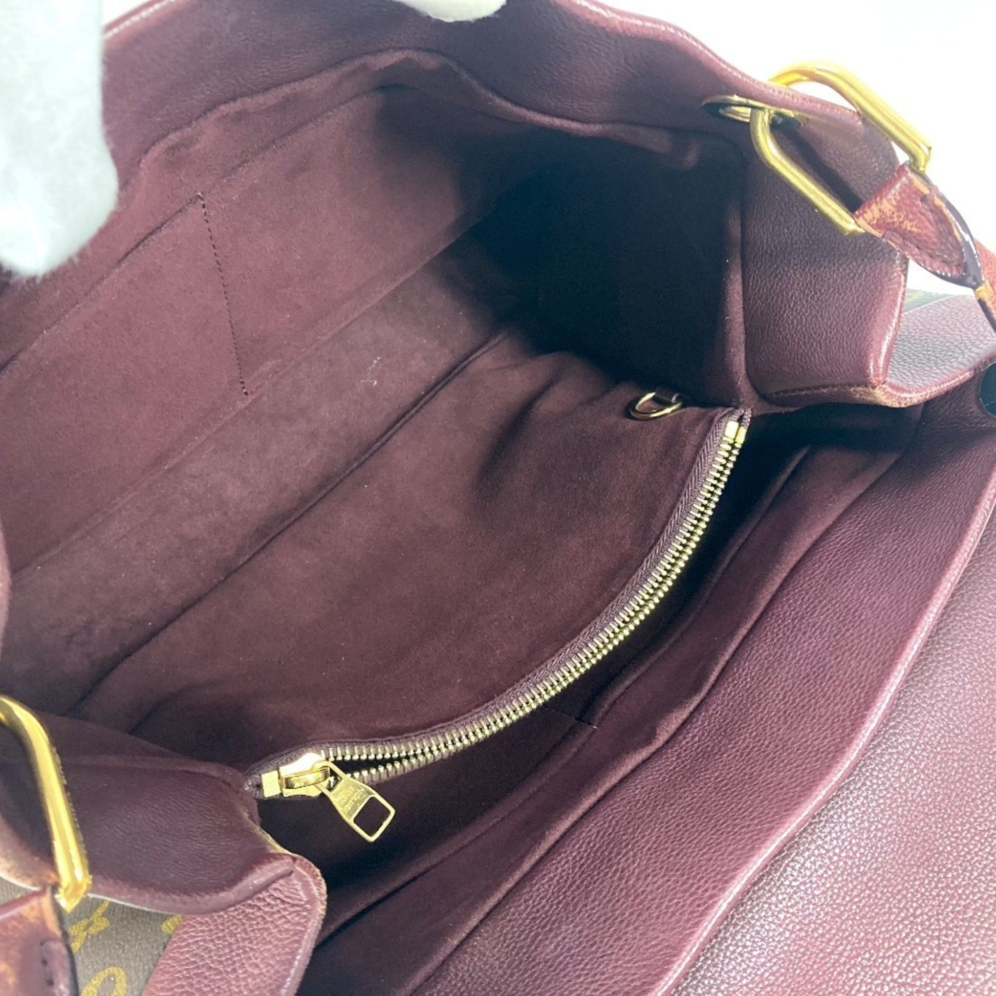 Louis Vuitton Olympe, Brown, Canvas, shoulder