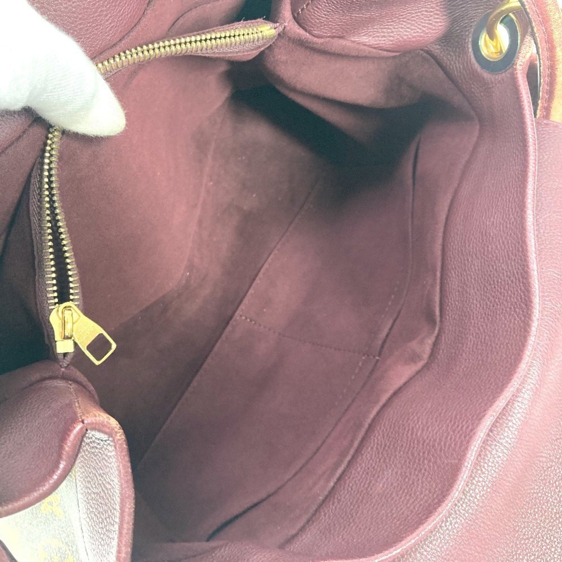 Louis Vuitton Olympe, Brown, Canvas, shoulder