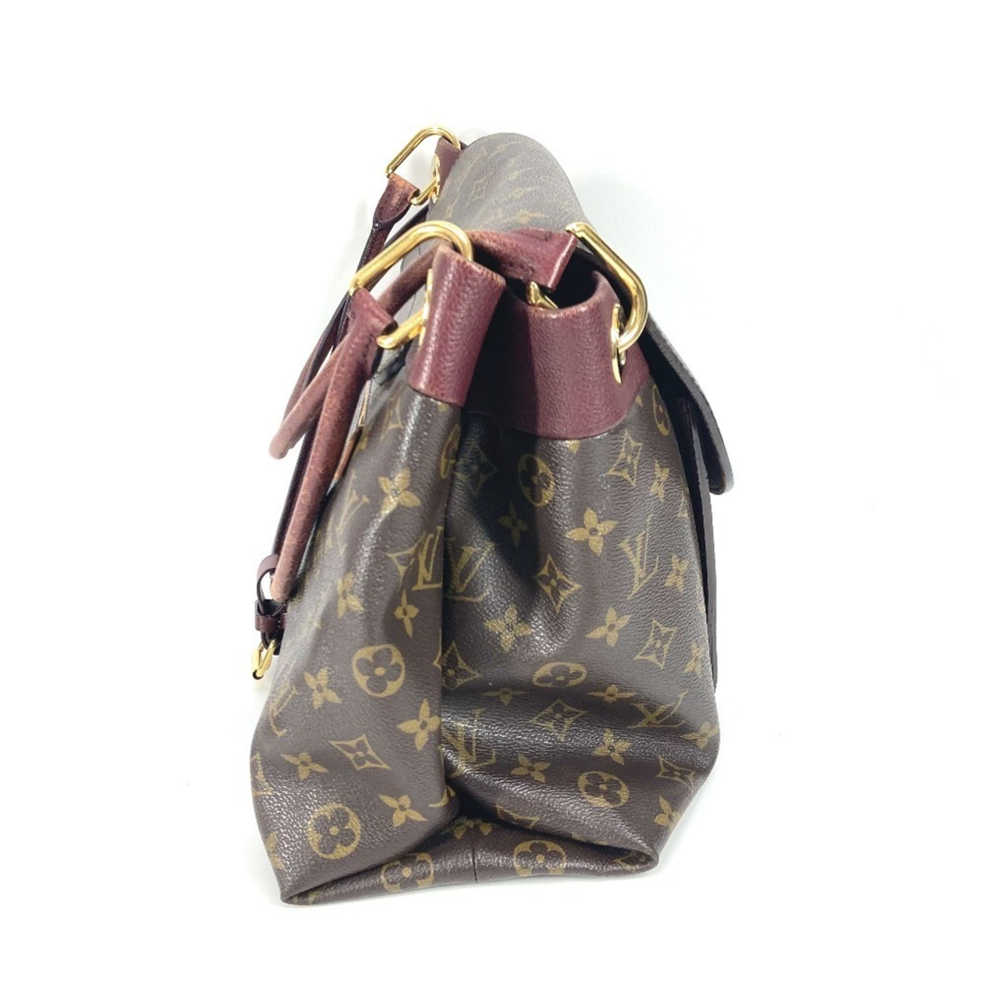 Louis Vuitton Olympe, Brown, Canvas, shoulder