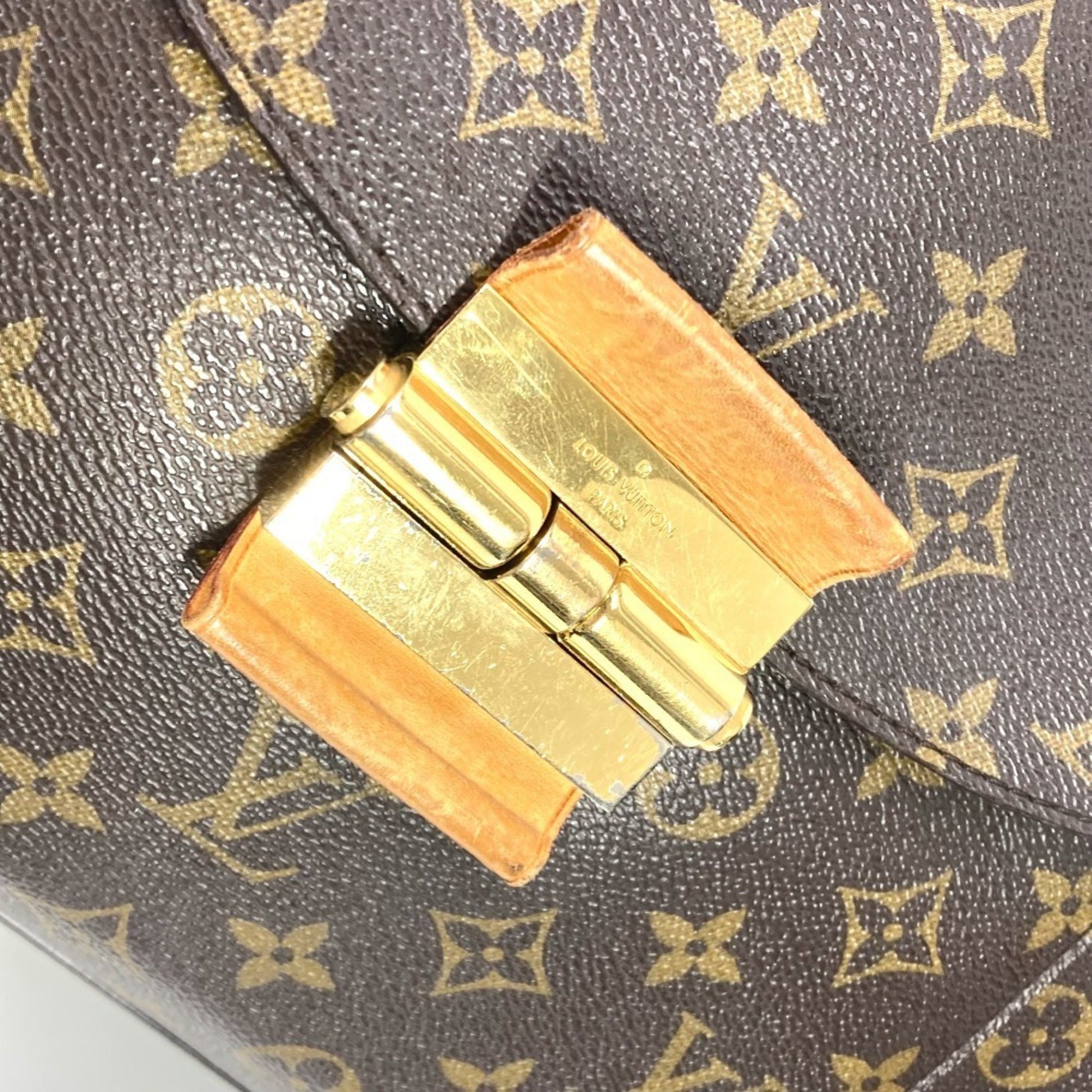 Louis Vuitton Olympe, Brown, Canvas, shoulder