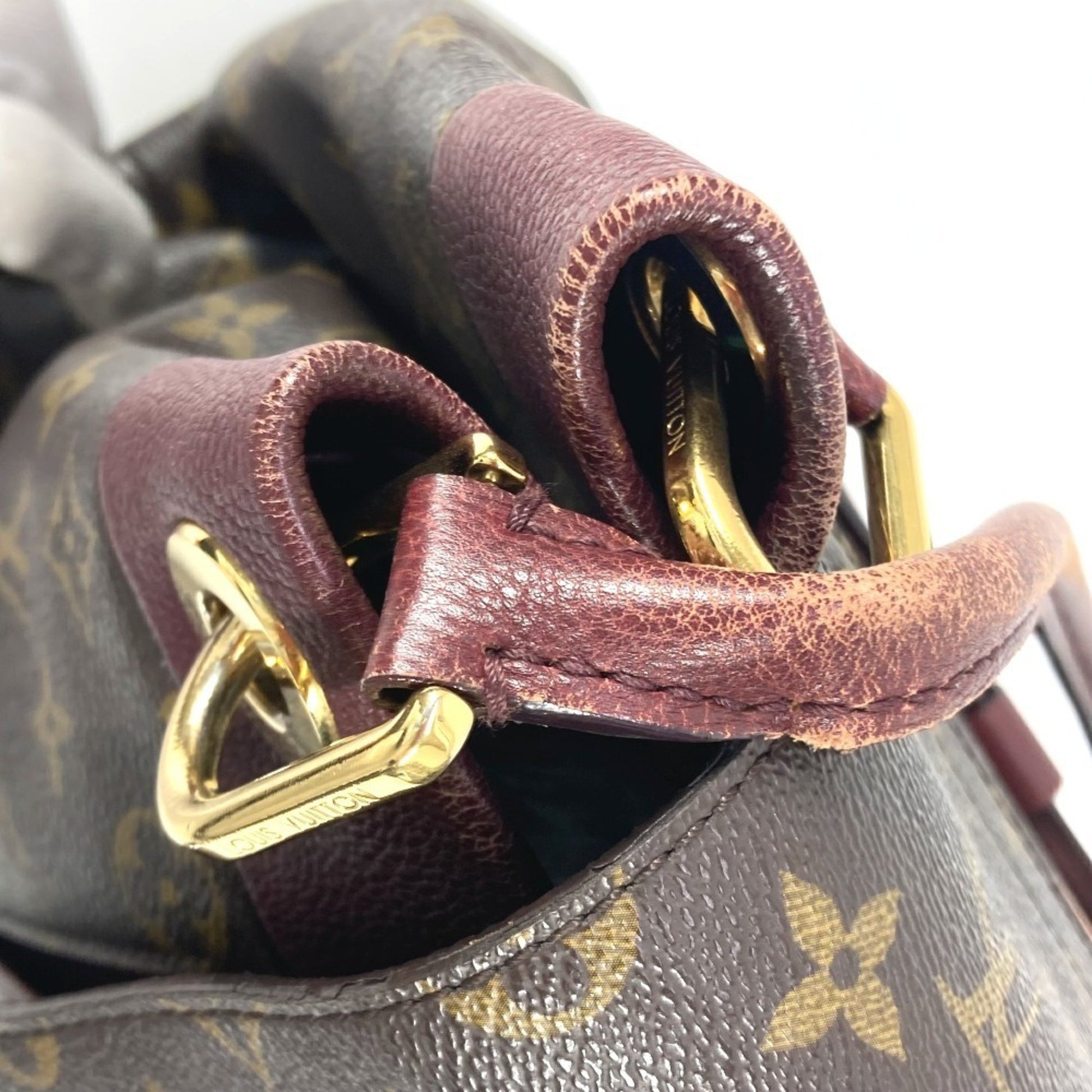 Louis Vuitton Olympe, Brown, Canvas, shoulder