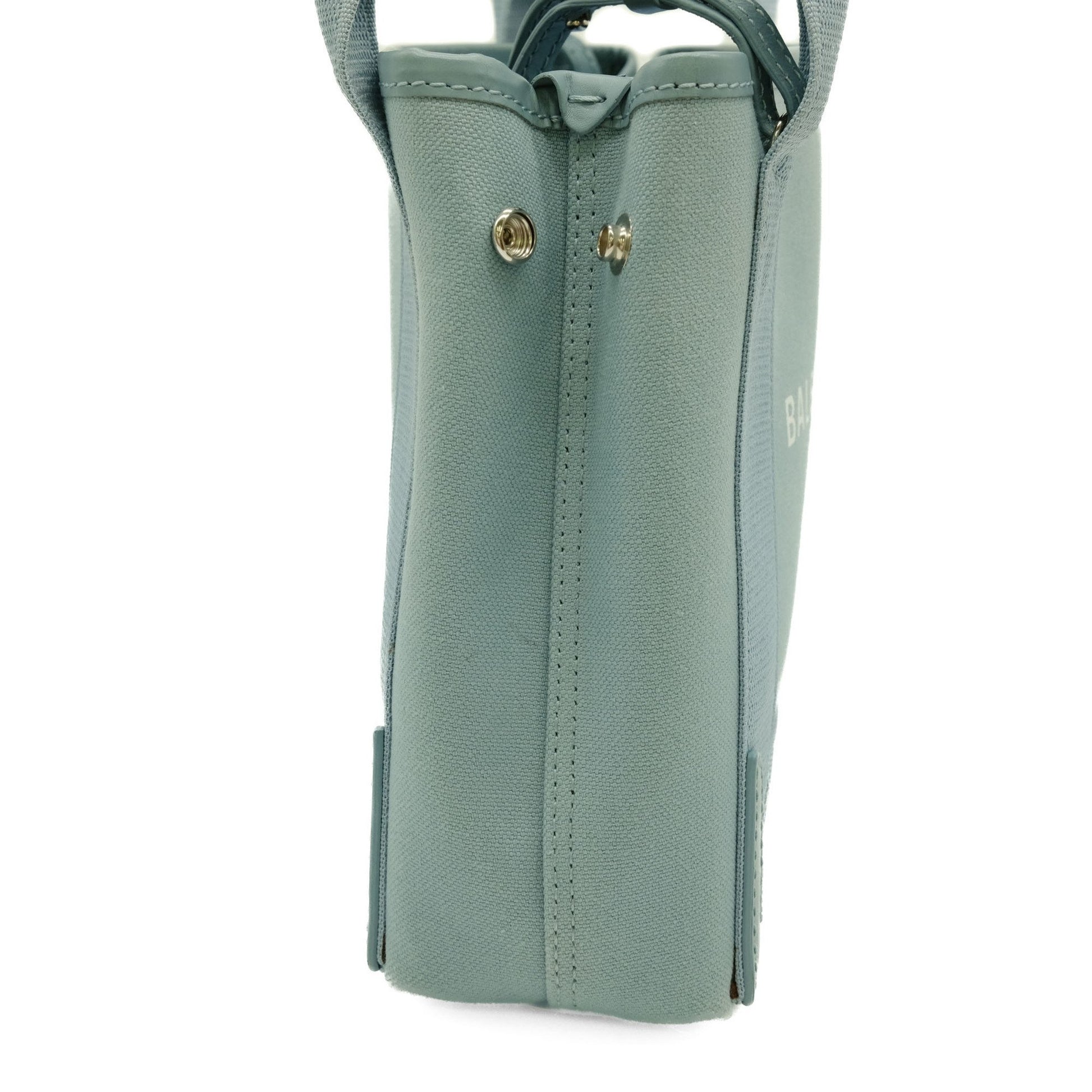 Balenciaga Navy Cabas, Blue, Canvas, handbag