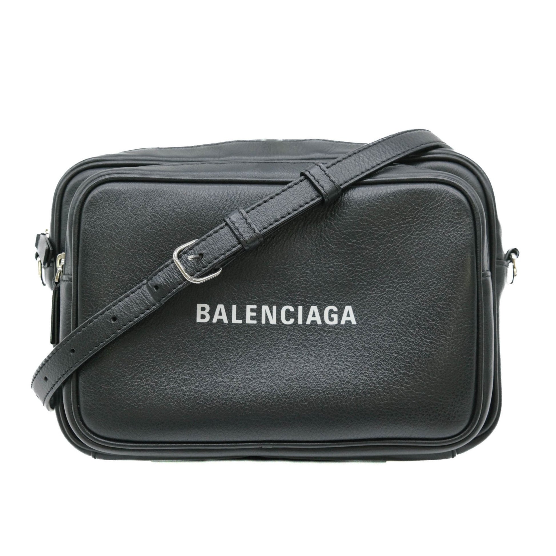 Balenciaga Everyday, Black, Leather, shoulder
