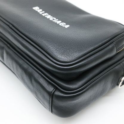 Balenciaga Everyday, Black, Leather, shoulder