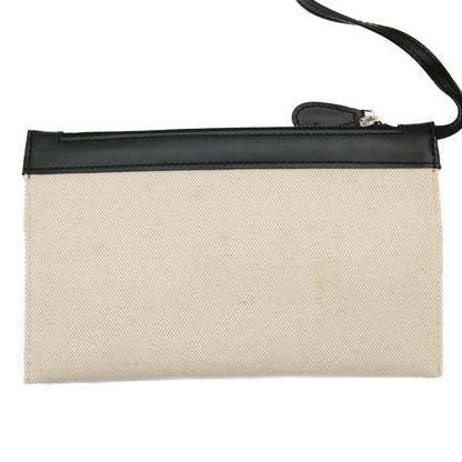 Balenciaga Navy Cabas, Beige, Canvas, handbag