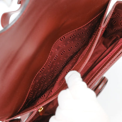 Cartier Must de Cartier, Burgundy, Leather, shoulder