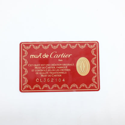 Cartier Must de Cartier, Burgundy, Leather, shoulder