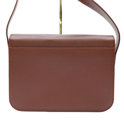 Cartier Must de Cartier, Burgundy, Leather, shoulder