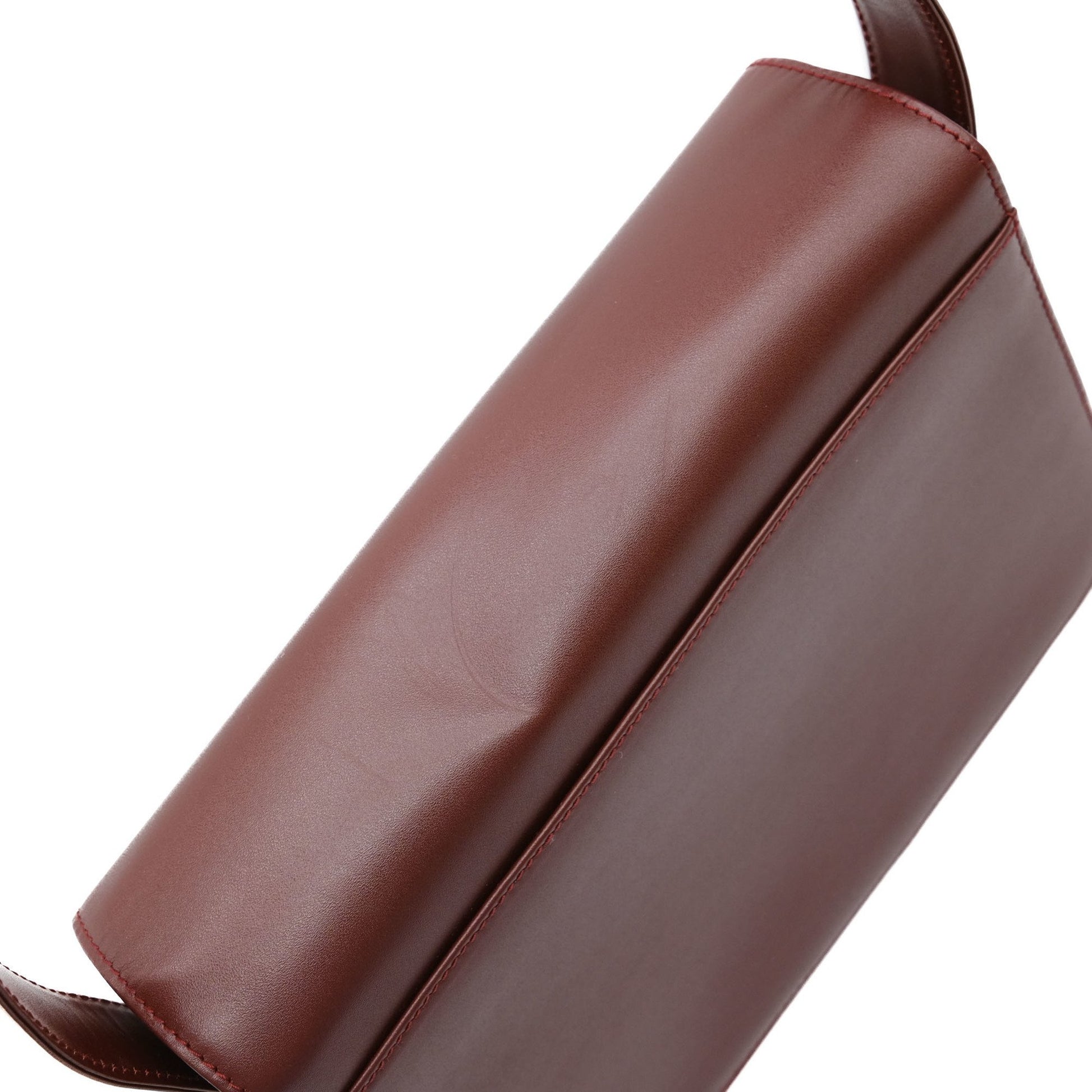 Cartier Must de Cartier, Burgundy, Leather, shoulder