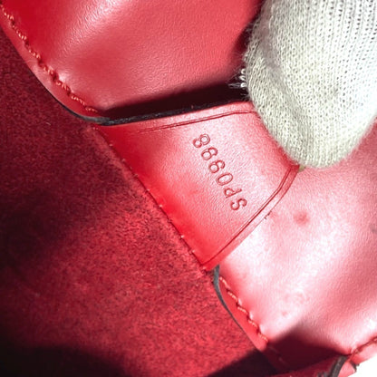 Louis Vuitton Duplex, Red, Leather, shoulder