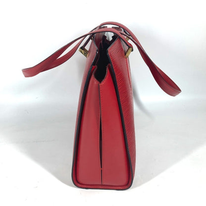 Louis Vuitton Duplex, Red, Leather, shoulder