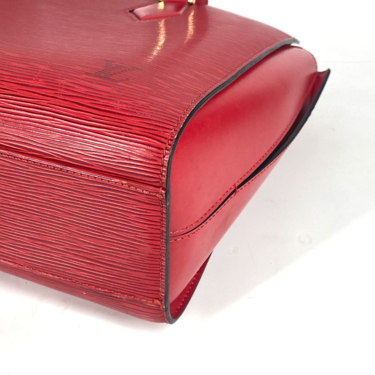 Louis Vuitton Duplex, Red, Leather, shoulder