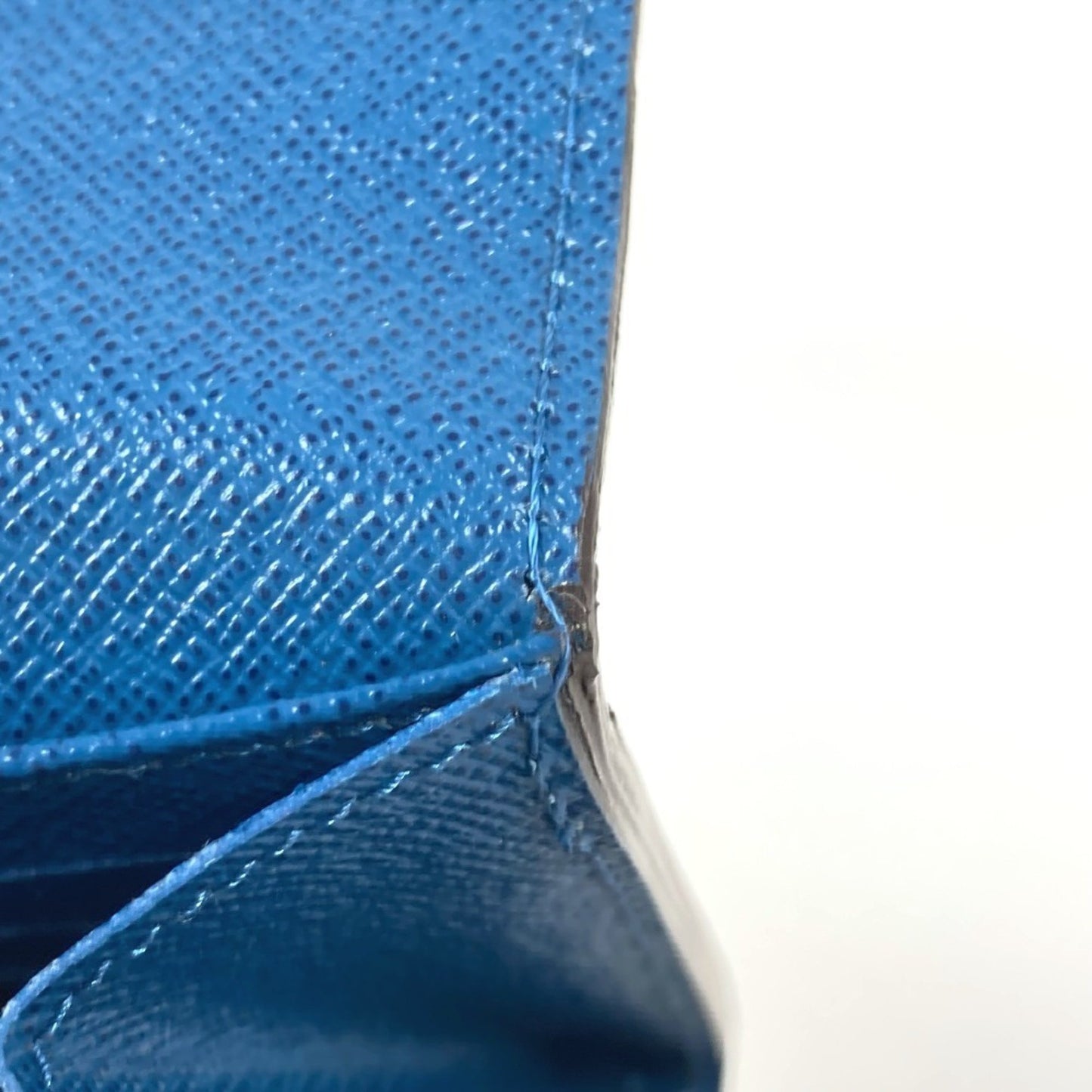 Louis Vuitton Portefeuille Sarah, Navy, Leather, wallet